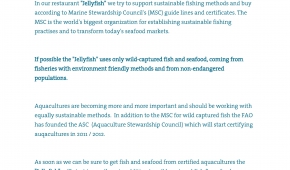 Jellyfish | Menu October 2015